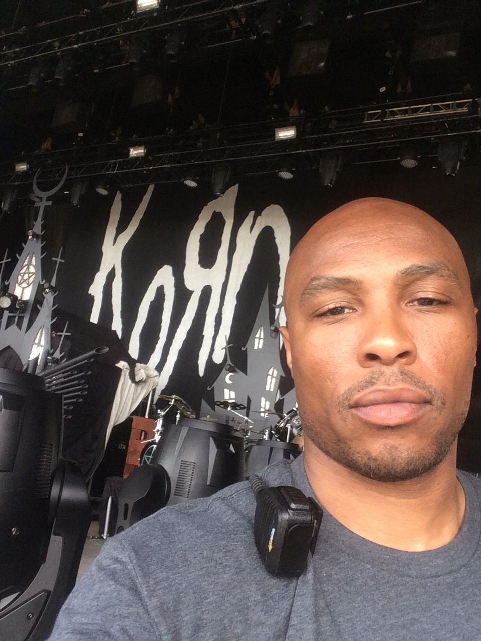DJ Ruff backstage photo